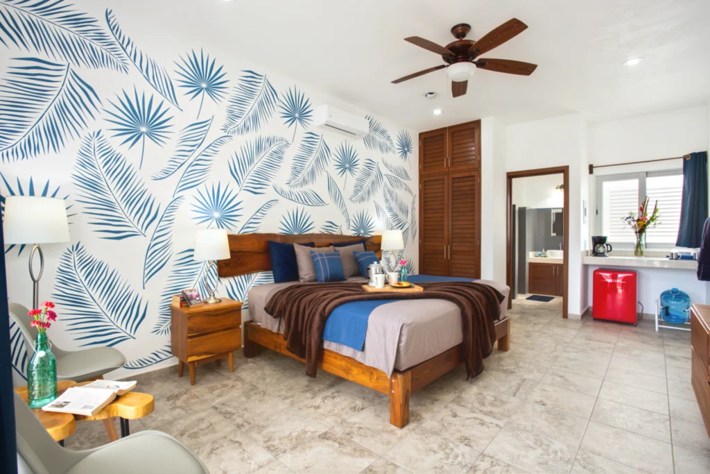 Stingray Villa king bed view