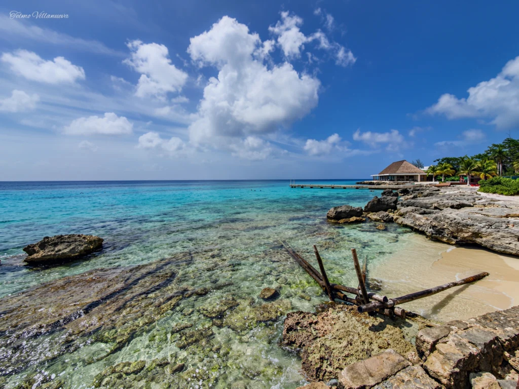 The western side of Cozumel